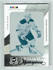 10-11 UD Upper Deck The Cup  Oliver Magnan-Grenier  1/1  Printing Plate  Rookie