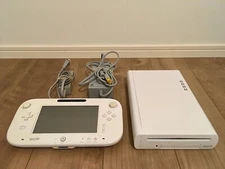 Nintendo Wii U White Console 8GB w/ Game Pad & Cable, JAPANESE, Ships from USA