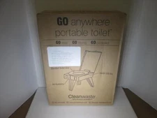 CLEANWASTE GO ANYWHERE PORTABLE TOILET
