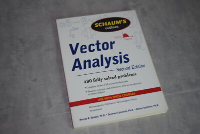 Schaum's Outlines: Vector Analysis 2nd Ed 480 Solved Problems (PB 2009) Like New