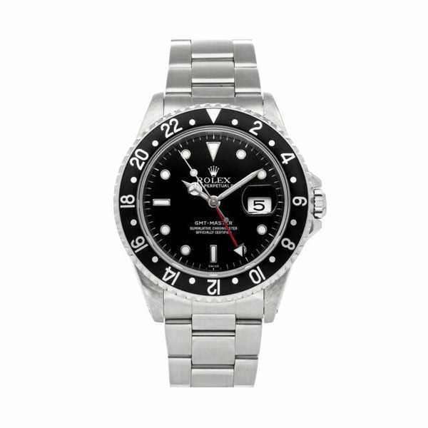 Rolex GMT-Master Men's Black Fliplock 