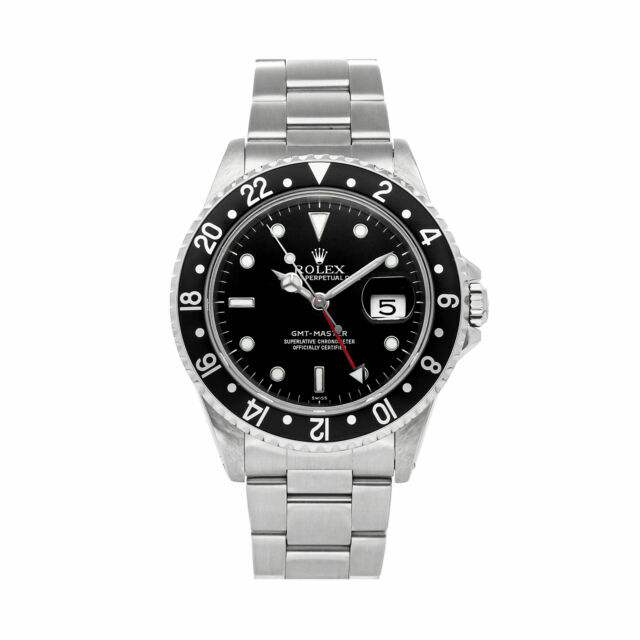 Rolex GMT-Master Men's Black Fliplock 