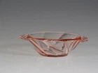 Vintage Heisey Glass Pink Flamingo #1252 Twist Individual Nut Dish c.1930