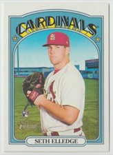 2021 Topps Heritage #549 Seth Elledge RC Baseball Card St. Louis Cardinals