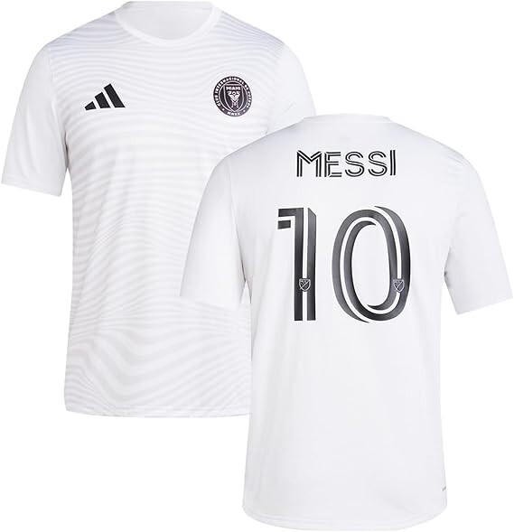 Adidas Lionel Messi Inter Miami CF #10 Men's Soccer Jersey White