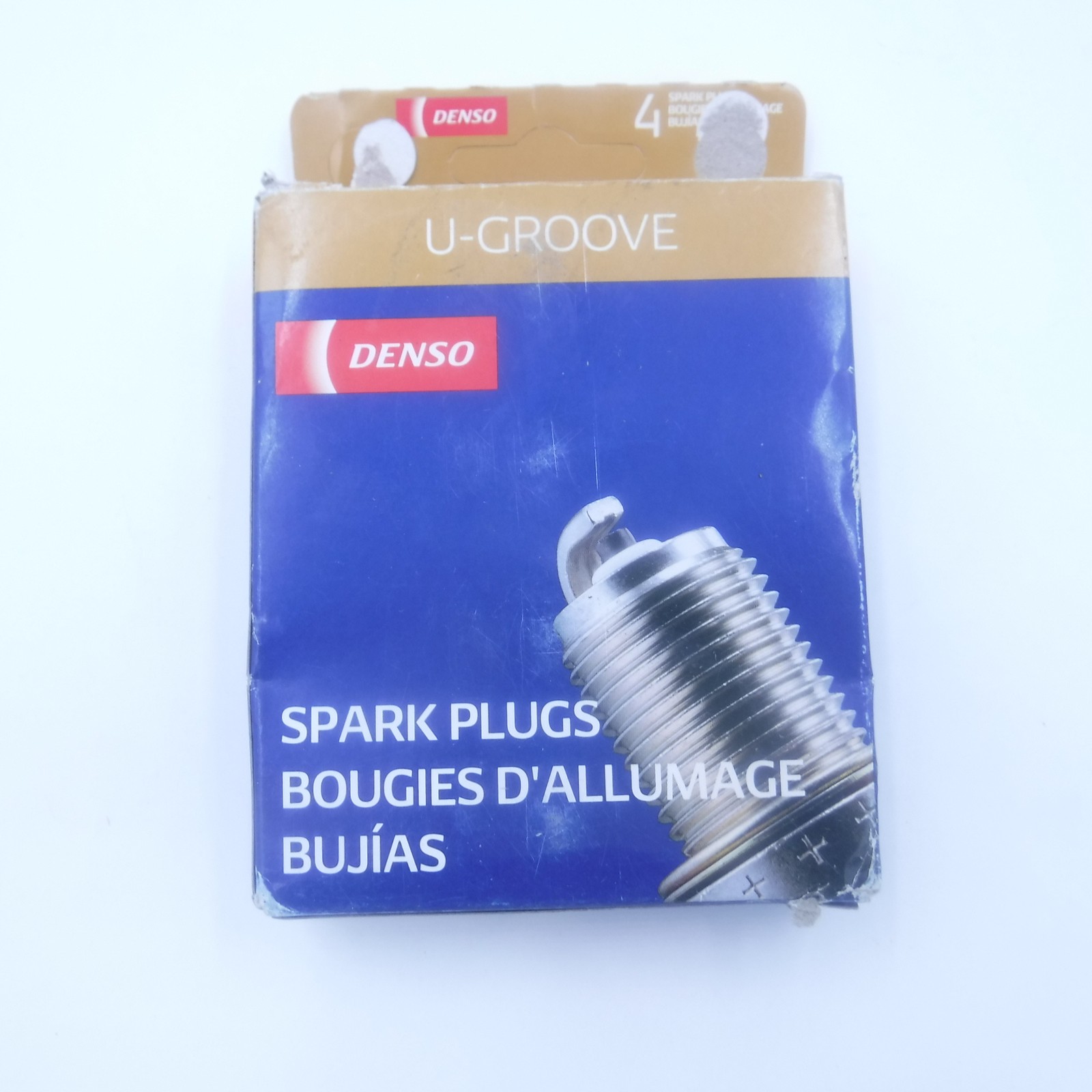 4 Pack Denso 3032 W16EXR-U11 Nickel U-Groove Spark Plugs