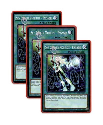 Yugioh! Sky Striker Mobilize - Engage! L26D-ENS10 (Common) 1st Ed 3x