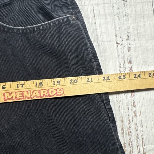 VINTAGE OLD NAVY LOOSE CORDUROY PANTS MEN'S SIZE 36*35*X32*30*BLACK Y2K - Picture 11 of 16