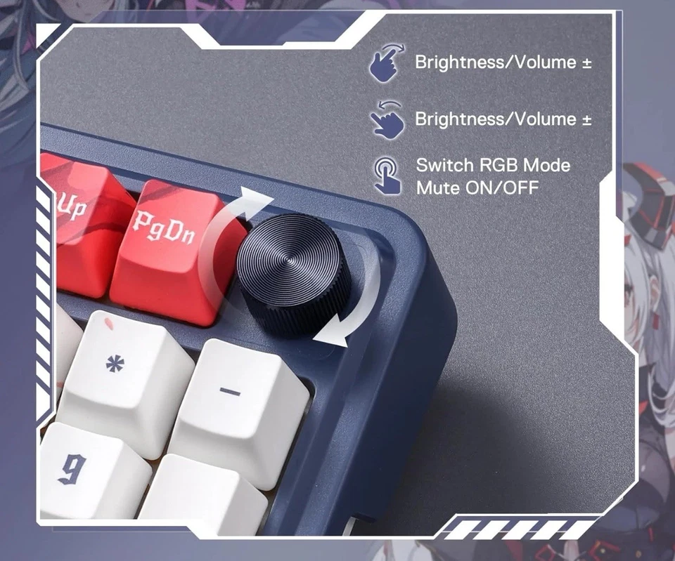 Redragon K686 EISA PRO SE 98 Keys Wireless RGB Gaming Keyboard - Image 2 of 3