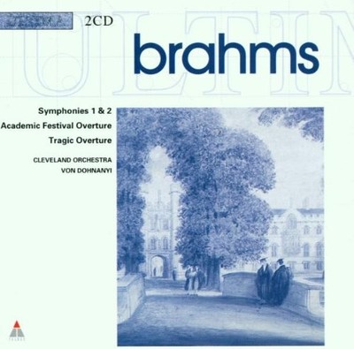 BRAHMS DOHNANYI CVO - Symphonies 1 & 2 / Academic Festival Overture - 2 CD VG