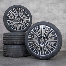 Mercedes EQE Felgen 20 Zoll V295 Sommerräder A2954011900 schwarz glanzgedreht