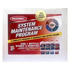 Roebic SMP-1000-PAK-1 Complete Septic System Maintenance Kit 4 Quarts, Pack of