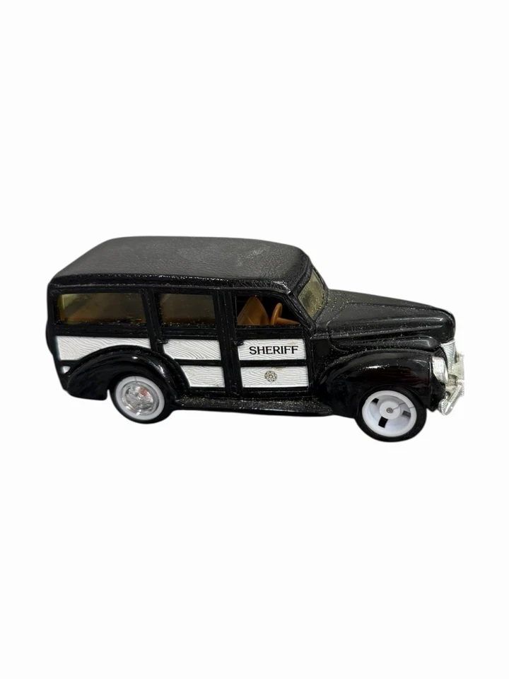 Die-Cast Model Ertl 1940 Ford Woody Station Wagon “Sherrif” Collectible Rare - Image 4 of 4