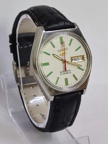 Vintage Seiko Automatic Date Day Dial Wrist Watch  S70