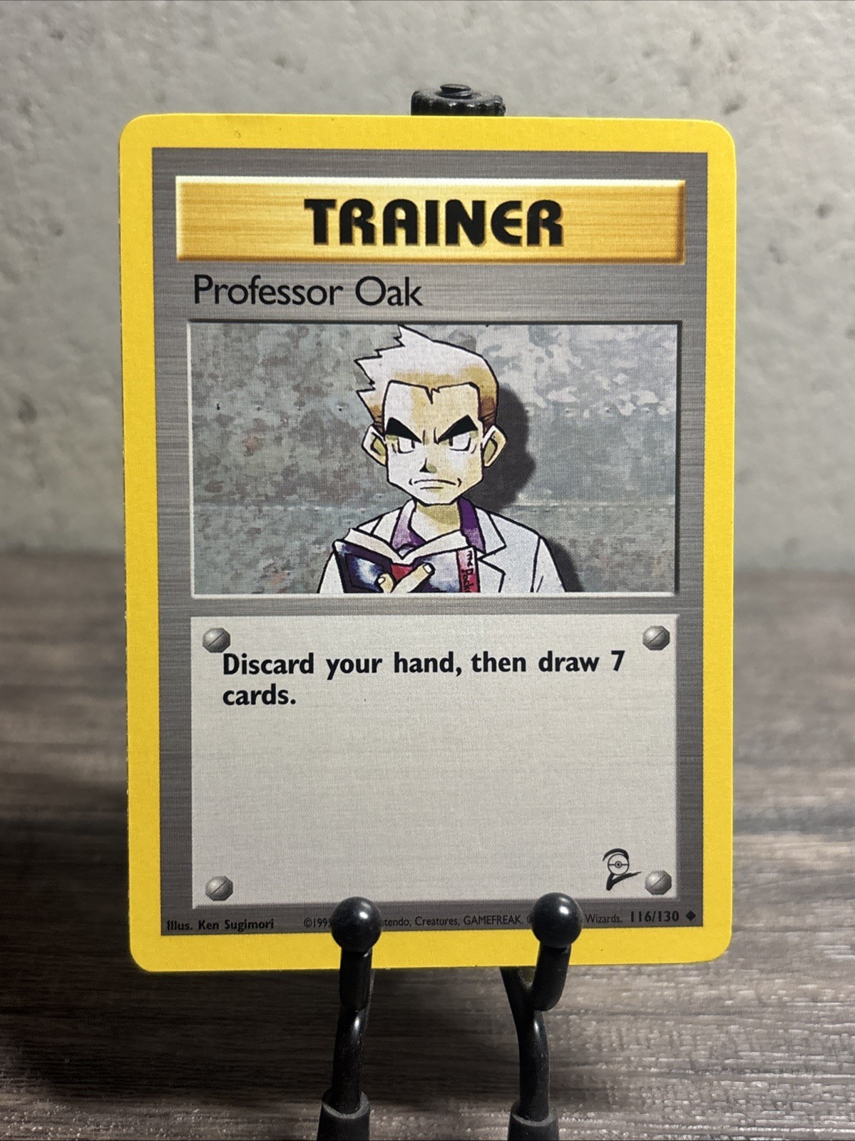 Professor Oak 116/130 Base Set 2 Regular Uncommon-Pokemon TCG-Fast Shipping-NM!