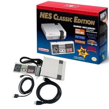NEW For Nintendo NES Classic Edition US Mini 30 Games W/Controllers
