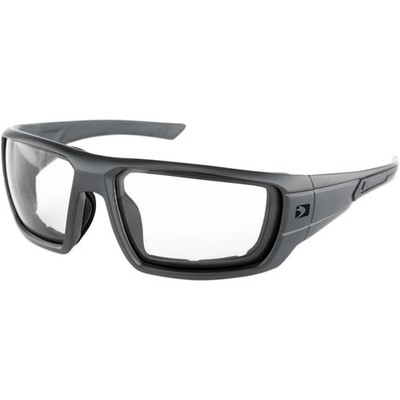 BOBSTER MISSION BALLISTIC SUNGLASS MATTE GRAY CLEAR LENS BMIS001C