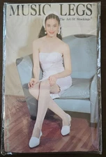 QueenTex Studio Music Legs The Art Of Stockings Shine Brilliant Black Pantyhose