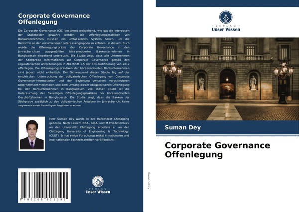 Suman Dey | Corporate Governance Offenlegung | Taschenbuch | Deutsch (2025)-image