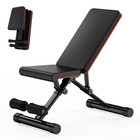 Adjustable Weight Bench for Home Gym, Foldable Workout Equipment Midnight Black
