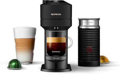De'Longhi Vertuo Next Coffee & Espresso Machine with Milk Frother, Matte Black