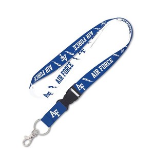 Cordino Porta Badge US Air Force - Blu E Bianco - Staccabile, Militare, Unisex
