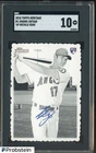 2018 Topps Heritage '69 Deckle Edge #1 Shohei Ohtani Angels RC Rookie SGC 10