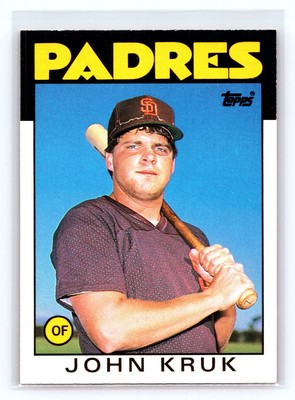 1986 Topps Traded #56T John Kruk RC San Diego Padres