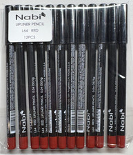 NABI LIPLINER PENCIL L64 RED 0.04 OZ 12 PACK - FREE SHIPPING