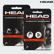 Head DJokovic Dampener 2pcs Tennis Racquet Racket Shock Absorption NWT 285704