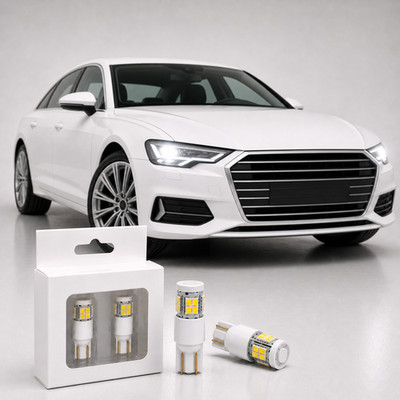 Sinoflac 501 Gold LED Canbus Sidelight Bulbs For Audi A6 C8 (4A) 2018-2024