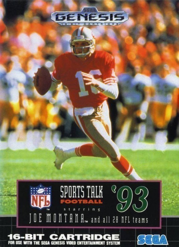 Mega Drive NFL Sports Talk Football '93 starring Joe Montana mit OVP Top Zustand