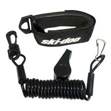 JLP Pro Buoyant Replacement Lanyard With Whistle ATV Ski-doo Black