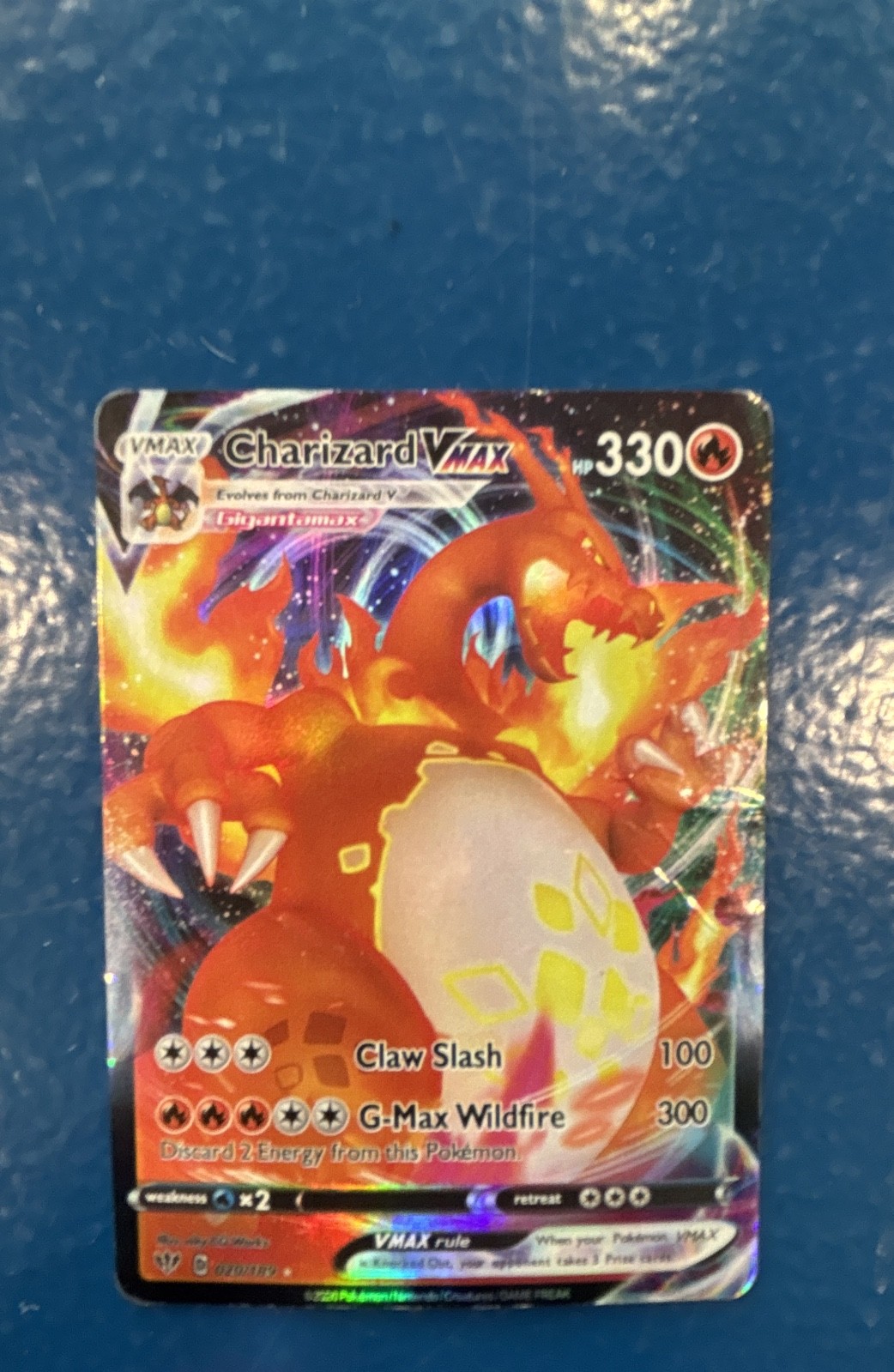 Charizard VMAX 020/189 Swsh03: Darkness Ablaze Holo