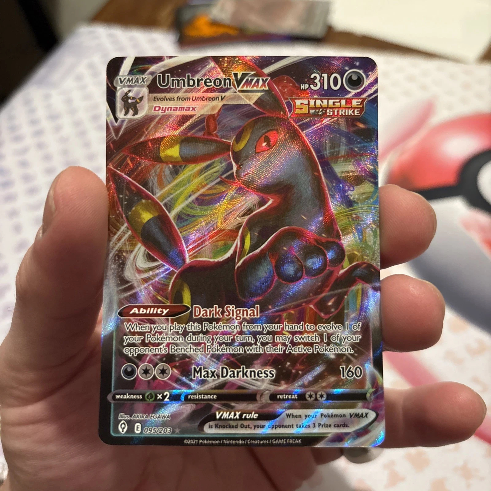 Umbreon VMAX - Evolving Skies #95 Price & Value ($30.31) | PokeScope