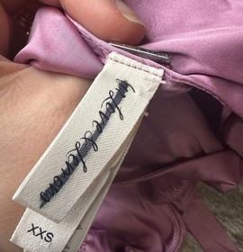 FOR LOVE AND LEMONS ROSEPINK ARIES SATIN STEVIE HALTER BODYSUIT SKIVVIES XXS 777