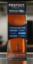 ProFOOT by Tommie Copper Workaday GEL Shock-Absorbing Insoles Anti-Odor Tech NEW