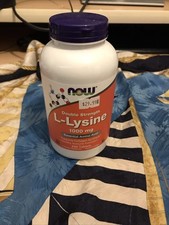 Now Foods L-Lysine 1000 mg 250 Tablets GMP Quality Assured, Kosher, Vegan,