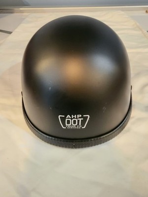 AHP DOT FMVSS 218 CERTIFIED Motorcycle Helmet Matte Black size M and S 