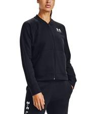 Under Armour Womens Activewear Rival Fleece Bomber Jacket Size S