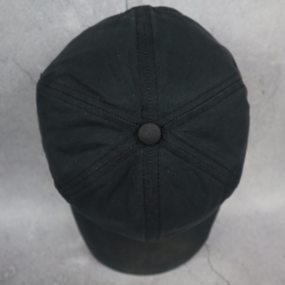 Barbour Waxed Cotton Baseball Cap - Classic Heritage Style View 4