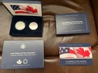 2019 PRIDE OF TWO NATIONS TWO-COIN SET US MINT REVERSE PROOF EAGLE & MAPLE LEAF