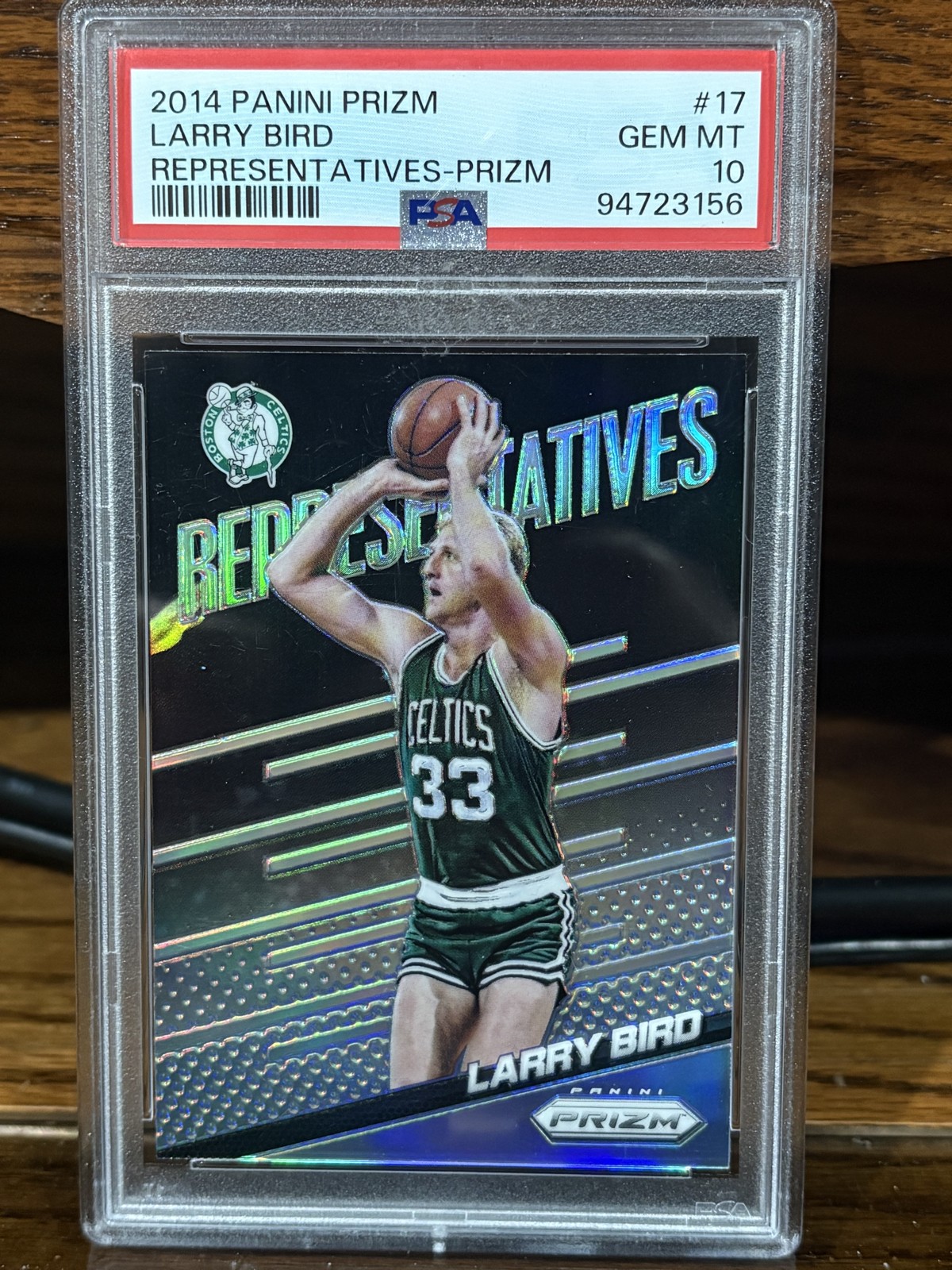 2014-15 Panini Prizm - Representatives Larry Bird #17 PSA 10