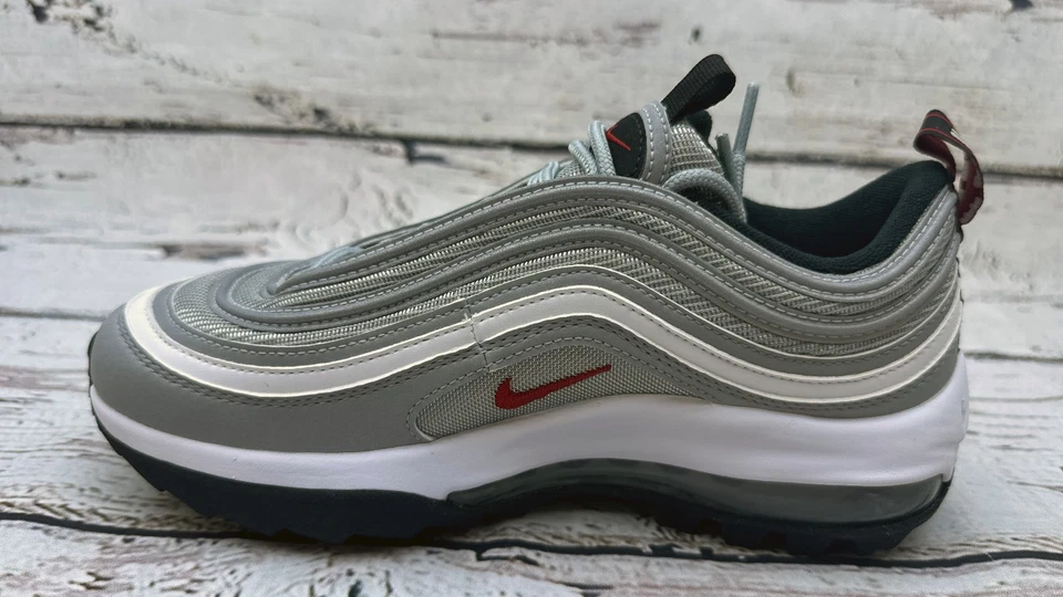 Nike Air Max 97 Golf Shoes Mens Size 5 Silver Bullet Metallic WMNS 7 CD7538-001 - Image 4 of 4