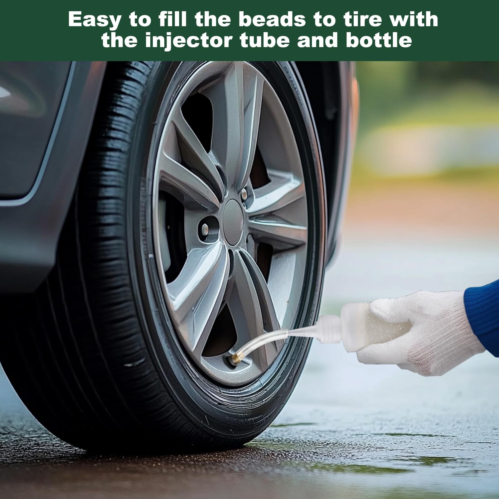 Tire Balance Beads 8 oz x 4, Tire Balancing Beads for Motorcycle Truck Off-Ro... thumbnail 4