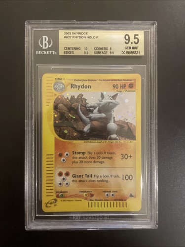 Rhydon graded BGS 9.5 for sale on eBay