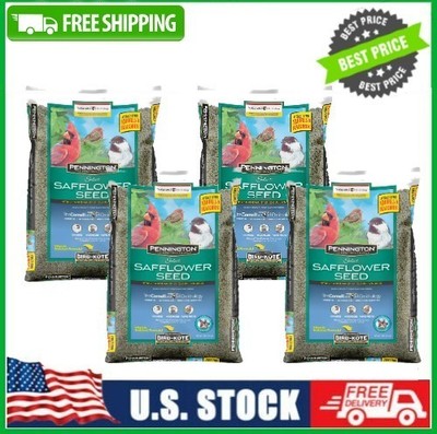 4 BAG Pennington Select Safflower Seed, Wild Bird Feed and Seed, 7 lb Bag