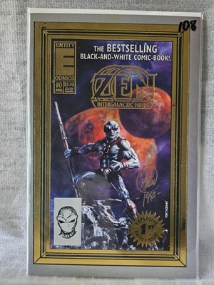 Zen Intergalactic Ninja #0 (1993) Entity Comics -  Signed By Bill Maus W/ COA