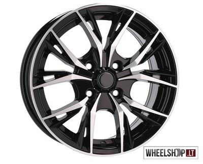 Renault Look R14 4x100 Alloy Wheels Rims 4x 14 inch 6J ET40 60.1 Felgen Black
