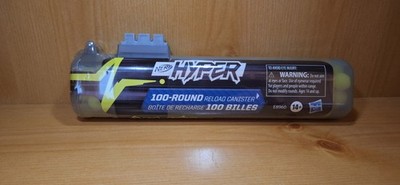 NERF Hyper 100 Round Refill Canister Easy Reload Canister 100 Hyper Blaster NEW